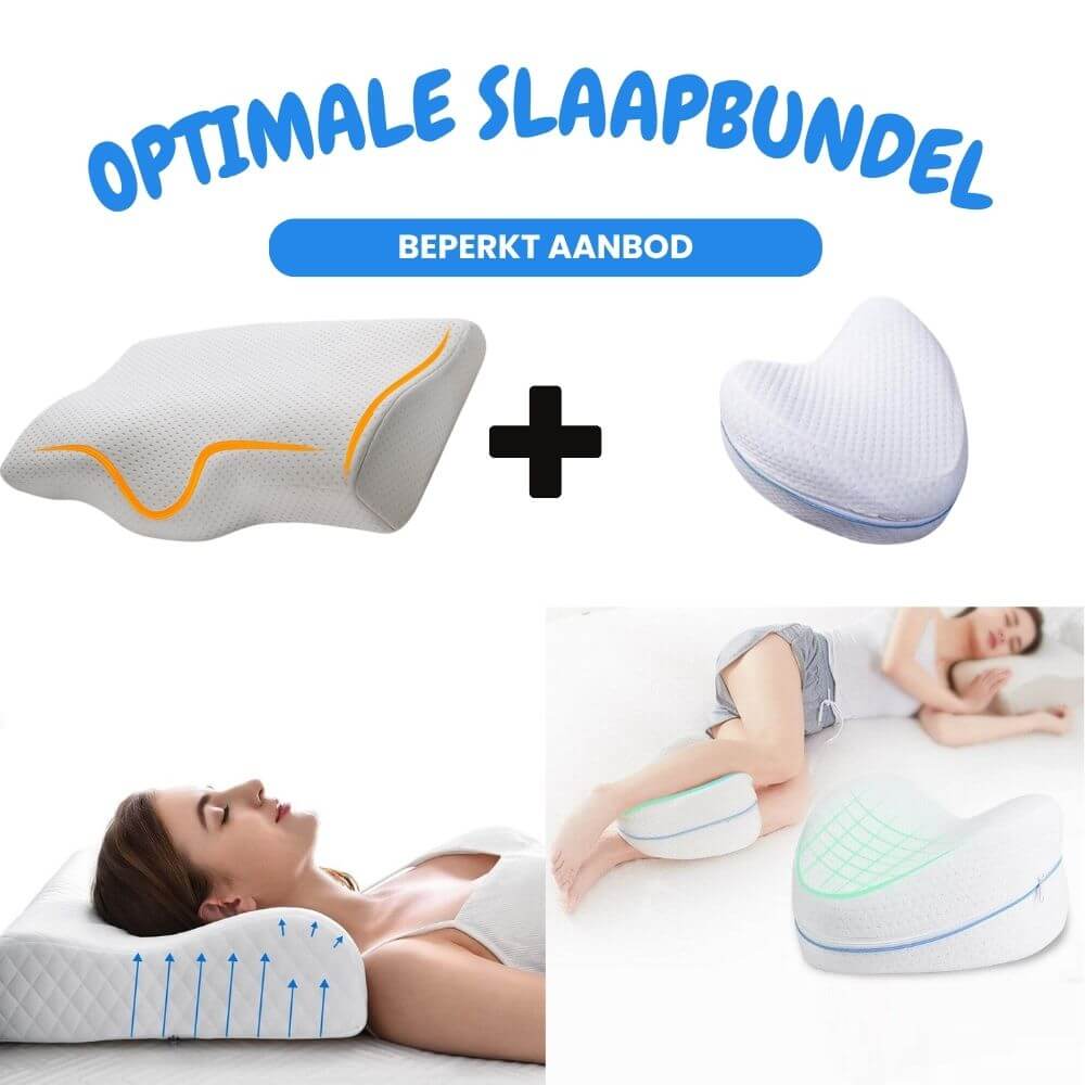 Optimale Slaapbundel - Kniekussen en Nekkussen