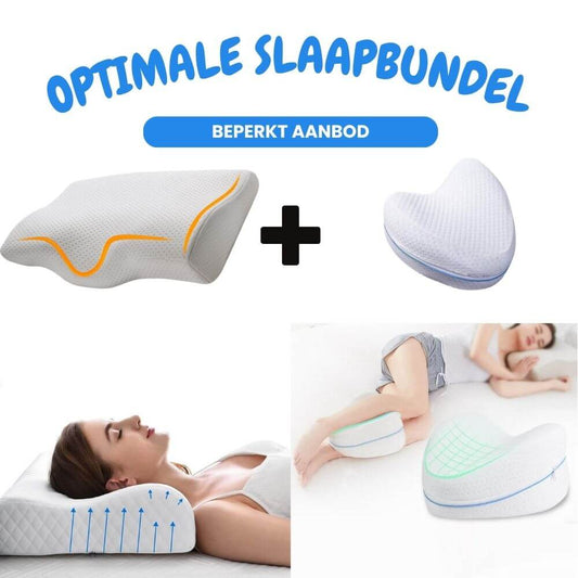 Optimale Slaapbundel - Kniekussen en Nekkussen